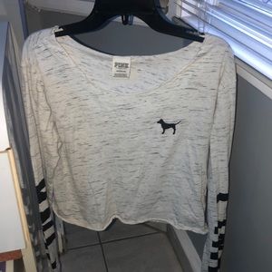 PINK Black & White Shirt